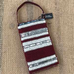 Sequin Beaded Wristlet